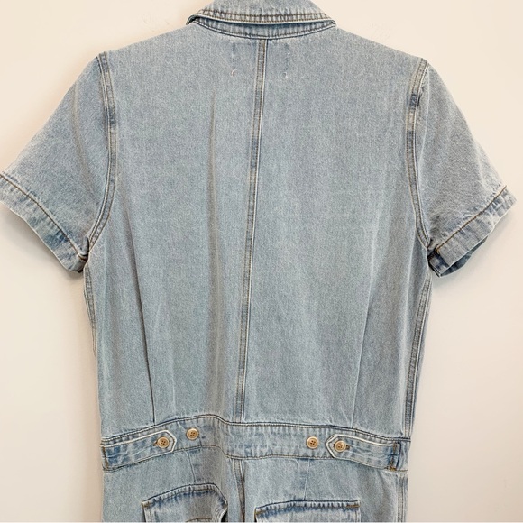 Signature8 Short Sleeve Denim Jumpsuit Size S/M - Picture 11 of 16